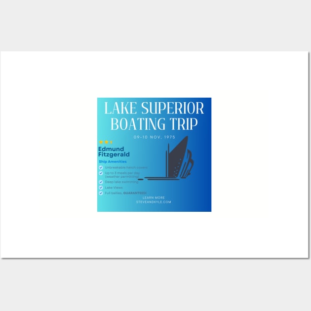 Lake Superior Boating Trip Wall Art by steveandkyle